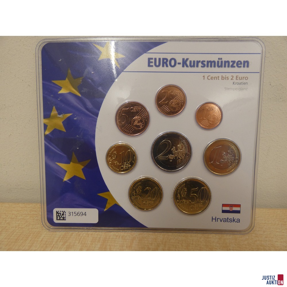 EURO-Kursmünzen Kroatien