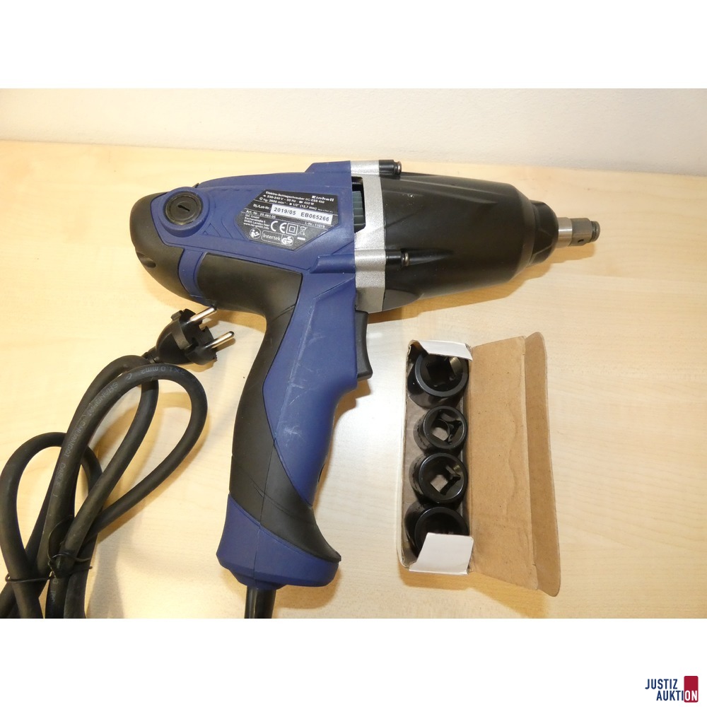 Einhell Elektro Schlagschrauber BC-ESS 450 4 Steckn&uuml;ss