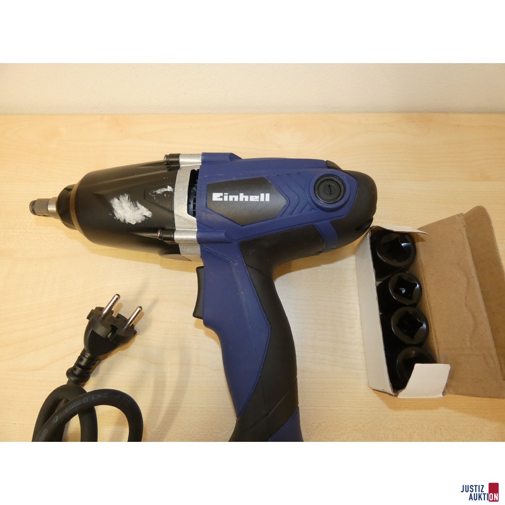 Einhell Elektro Schlagschrauber BC-ESS 450 4 Steckn&uuml;ss