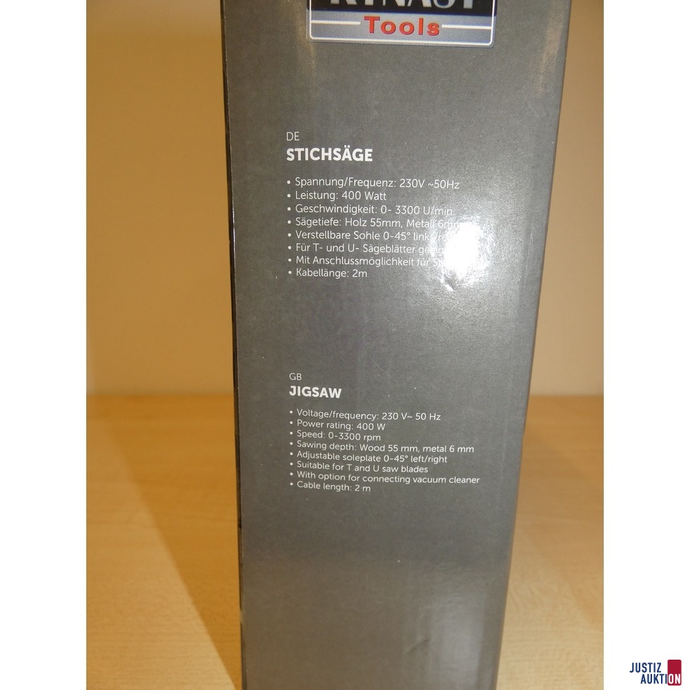 Stichs&auml;ge &quot&semi;Kynast Tools&quot&semi; 400 W&comma; neu&comma; in OVP