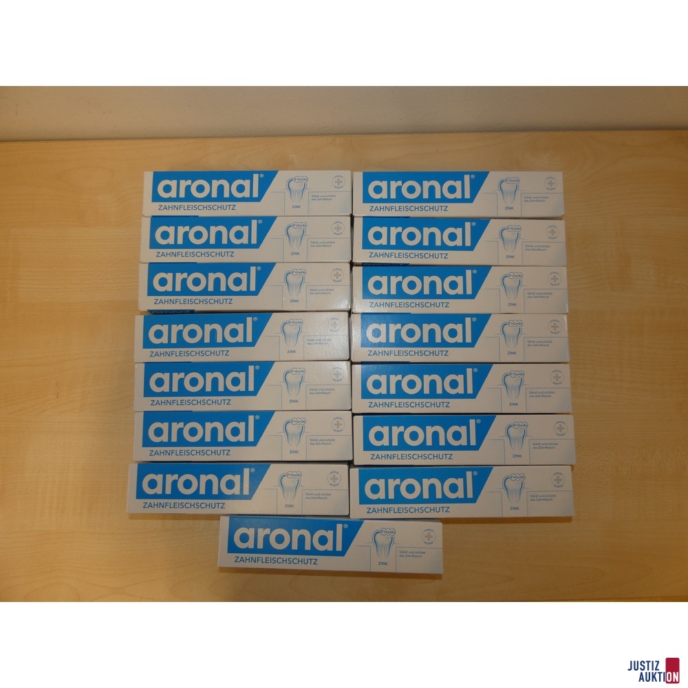 15 x Zahnpasta Aronal, OVP