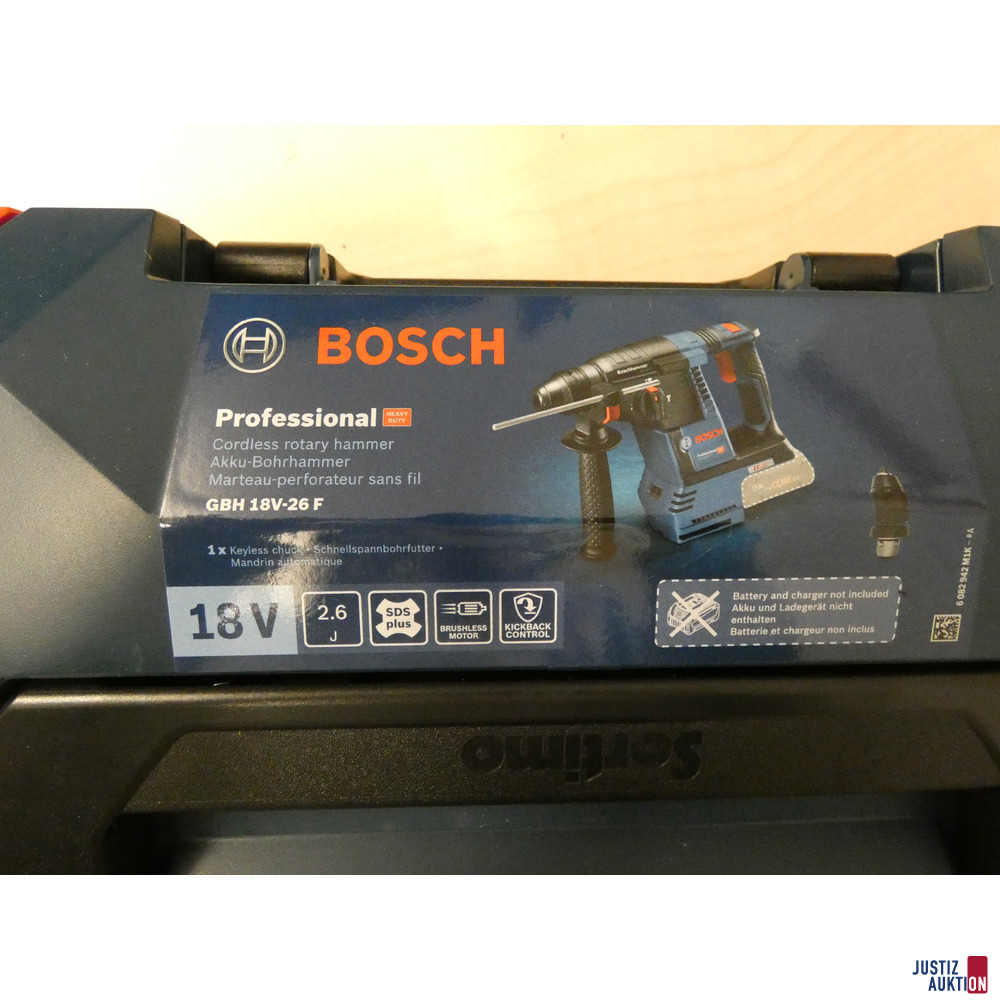 Akku-Bohrhammer Bosch GBH 18V-26 F
