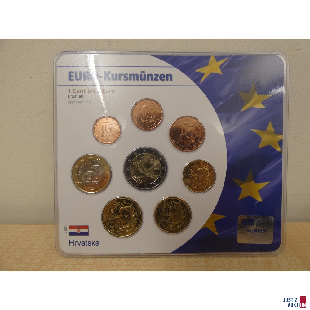 EURO-Kursmünzen Kroatien