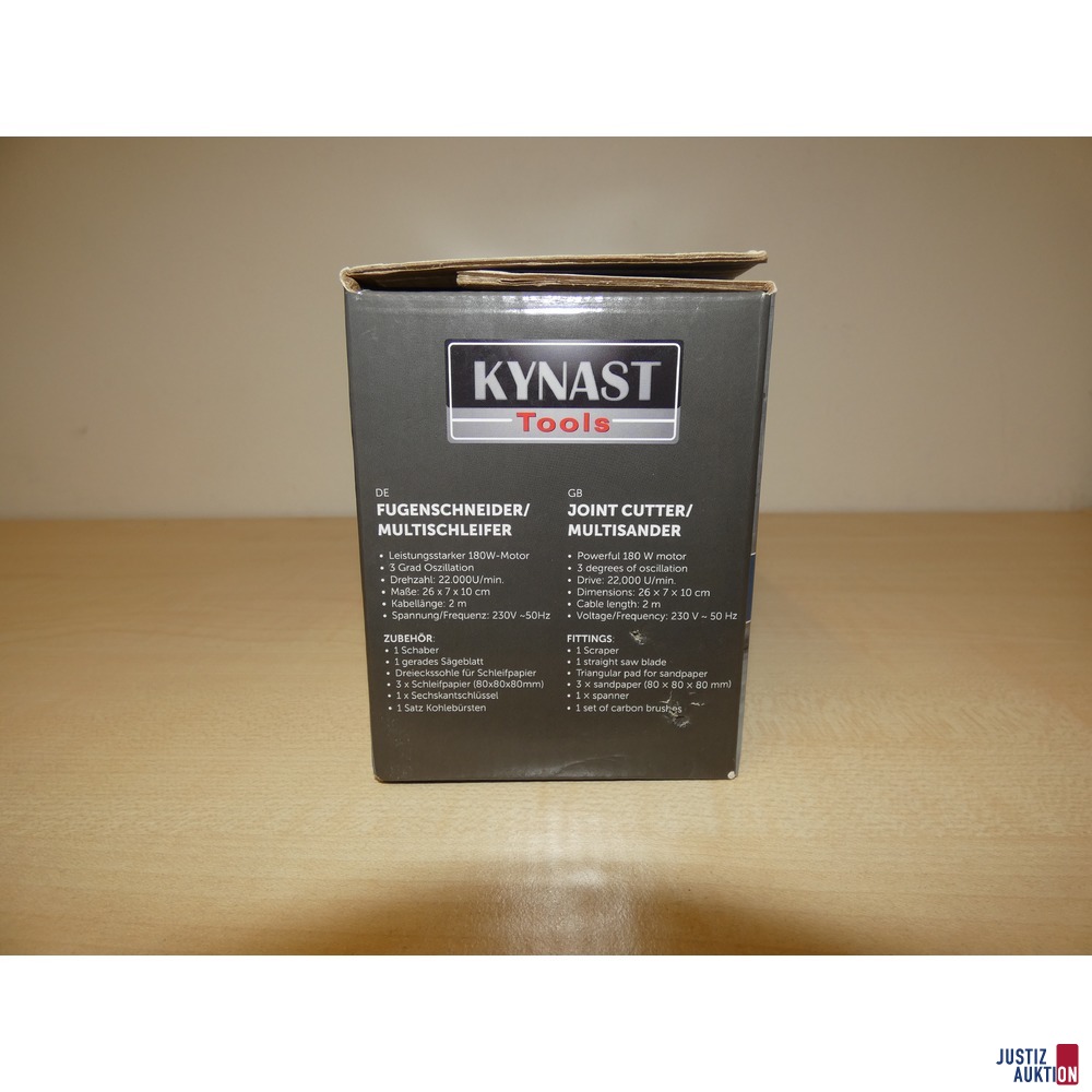 Fugenschneider Multischleifer "Kynast Tools" in OVP, 180 W – schon benutzt