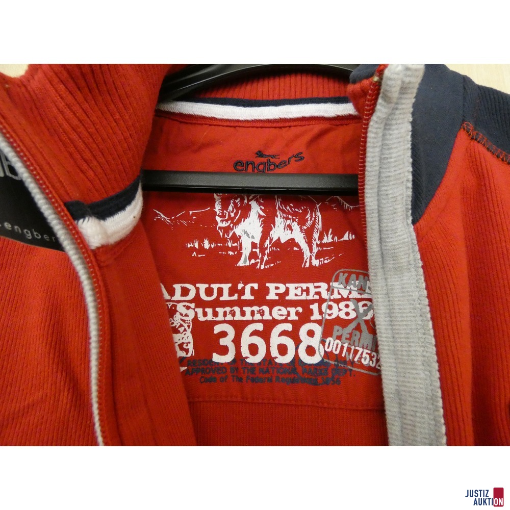 ein Konvolut Herrenbekleidung Jacke Engbers, 2 Jeans