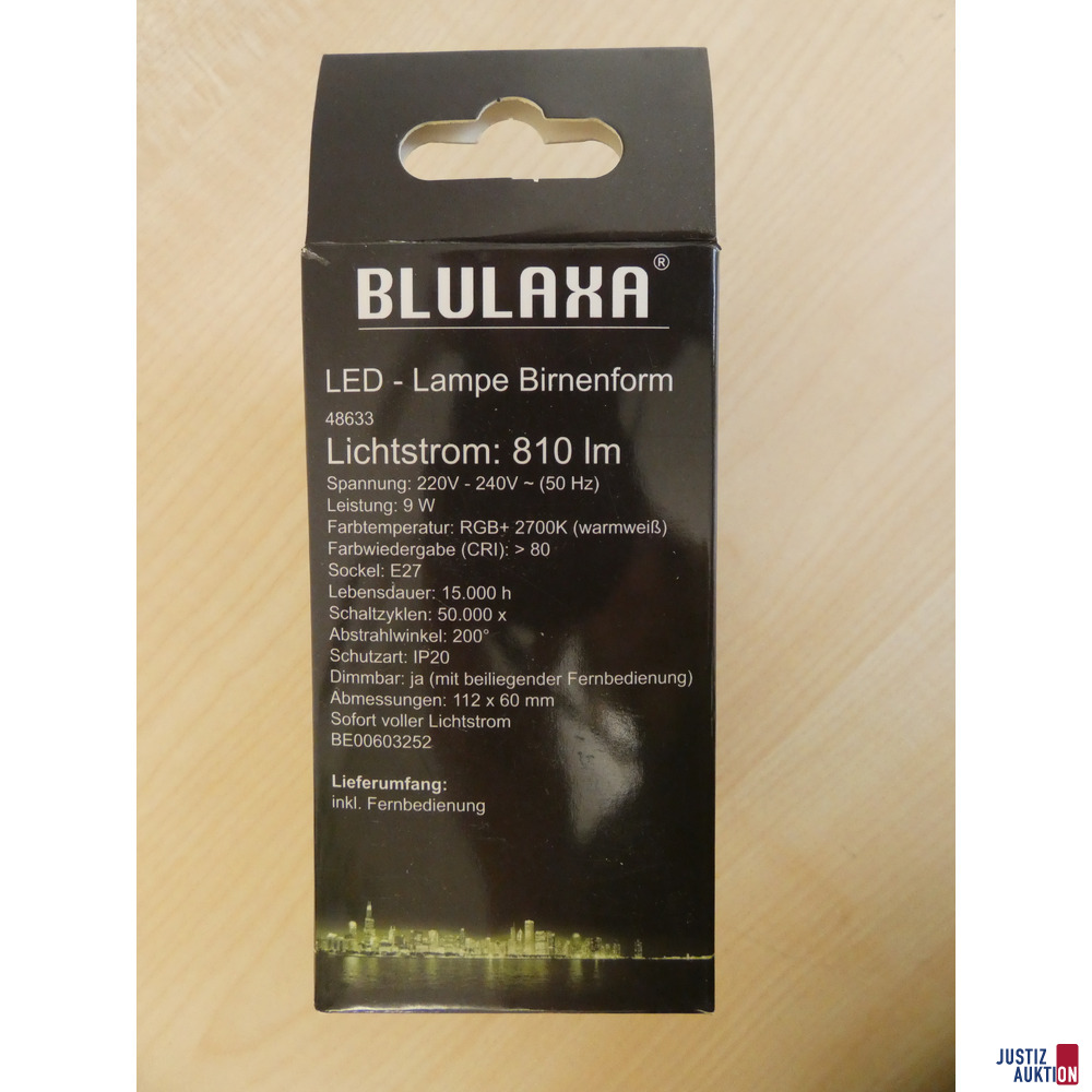 eine LED-Lampe Blulaxa – foto 5 – kavel bij Justiz-Auktion, Chemnitz