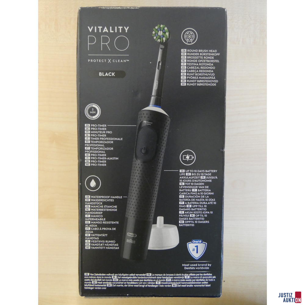 eine elektrische Zahnbürste Oral-B – foto 3 – kavel bij Justiz-Auktion, Chemnitz