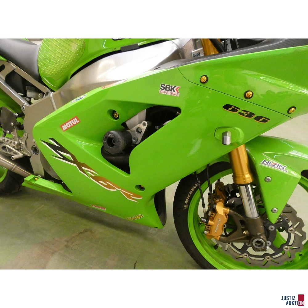 Motorrad Kawasaki Ninja – foto 6 – kavel bij Justiz-Auktion, Chemnitz