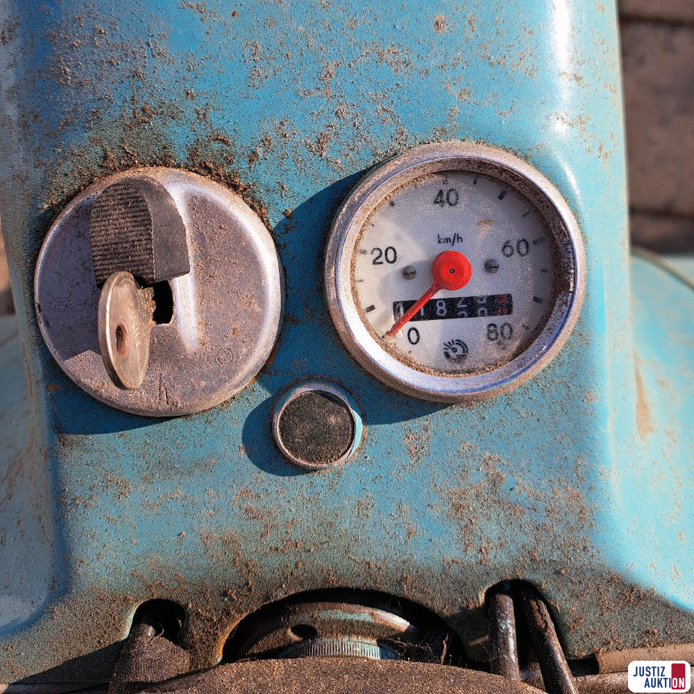 Simson Schwalbe Moped – foto 5 – kavel bij Justiz-Auktion