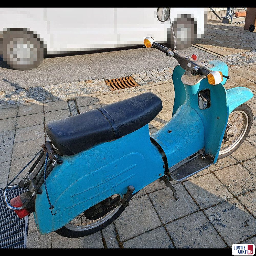 Simson Schwalbe Moped – foto 3 – kavel bij Justiz-Auktion