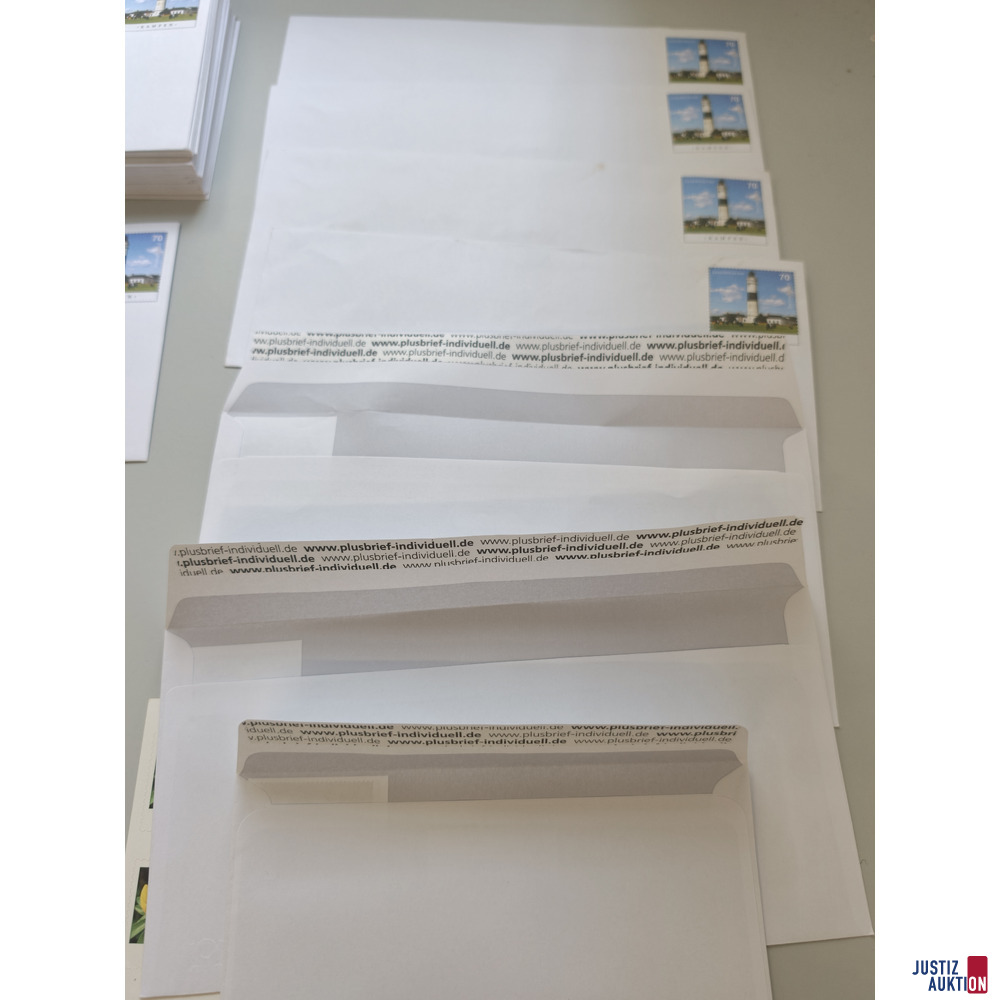 Vorfrankierte Briefumschläge + Briefmarken – foto 3 – kavel bij Justiz-Auktion, Leipzig