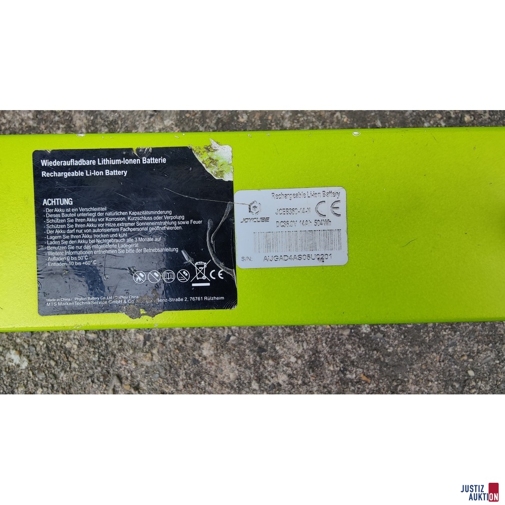 160-25 E-Bike Detail Akku