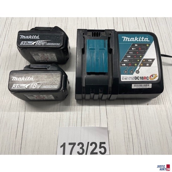 173-25 Akkus + Ladegerät Makita