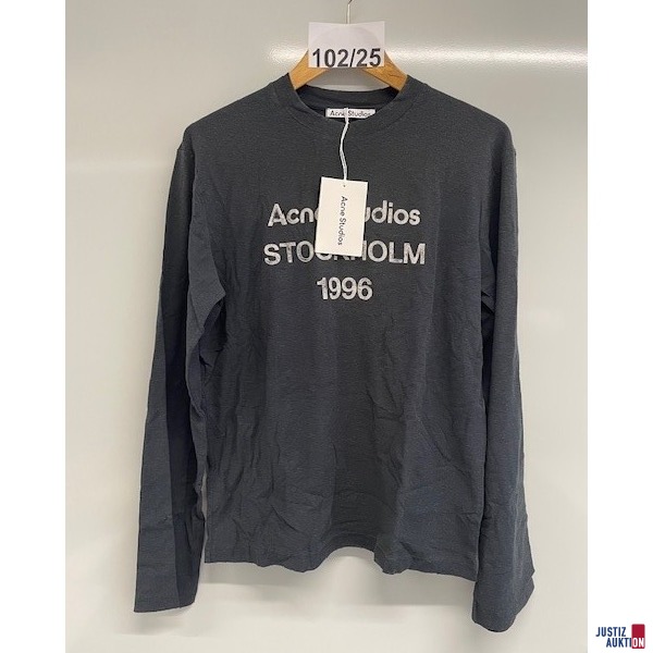 Acne Shirt anthrazit mit Etikett