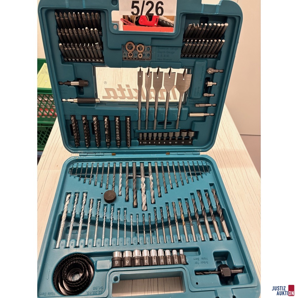 5-26 Makita Bohrerset start