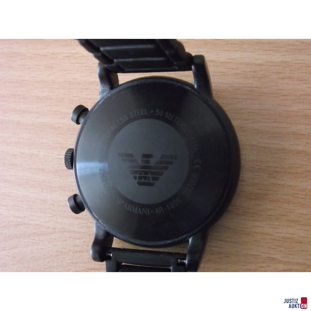 Rückseite der Uhr