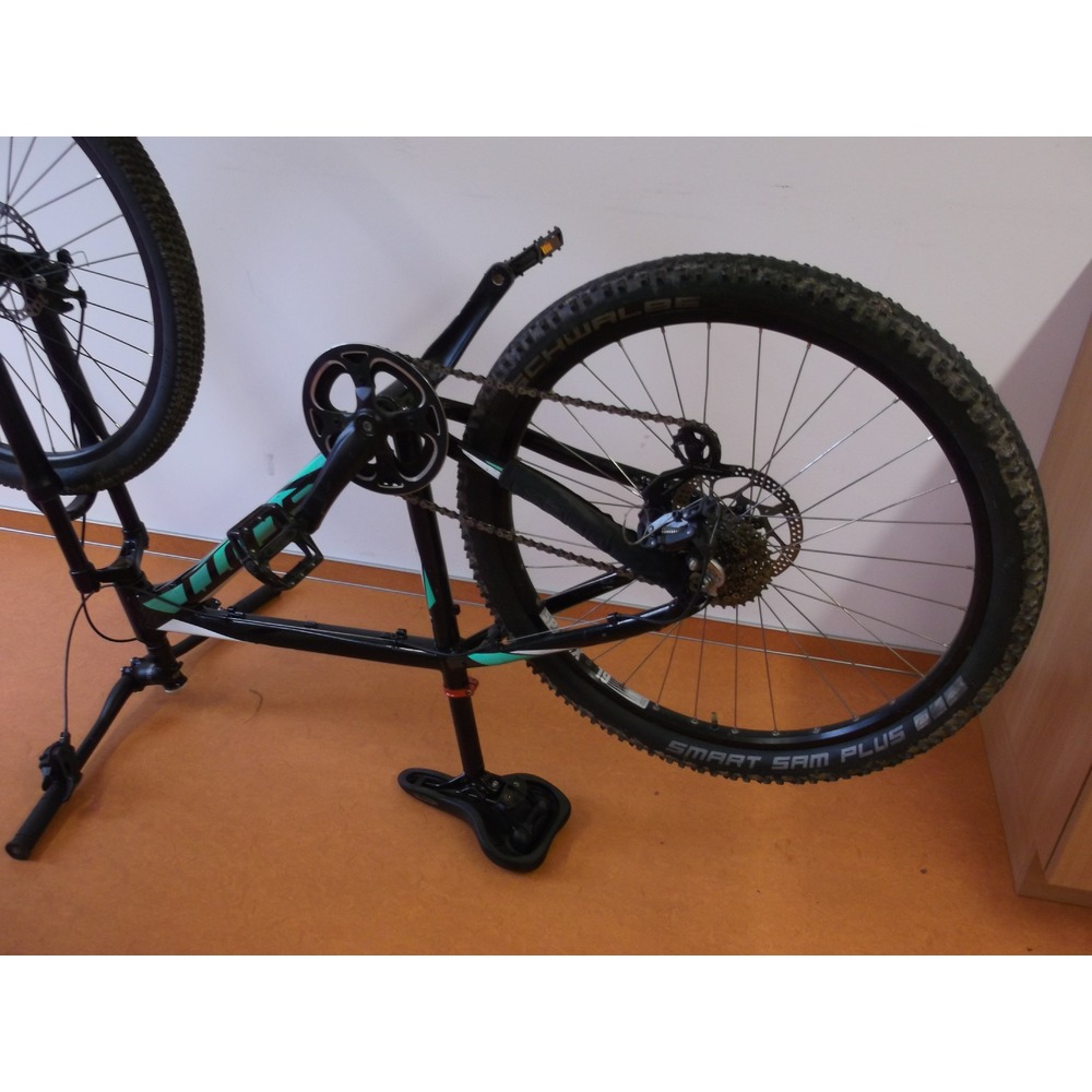 MTB auf Lenker/ Sattel stehend
