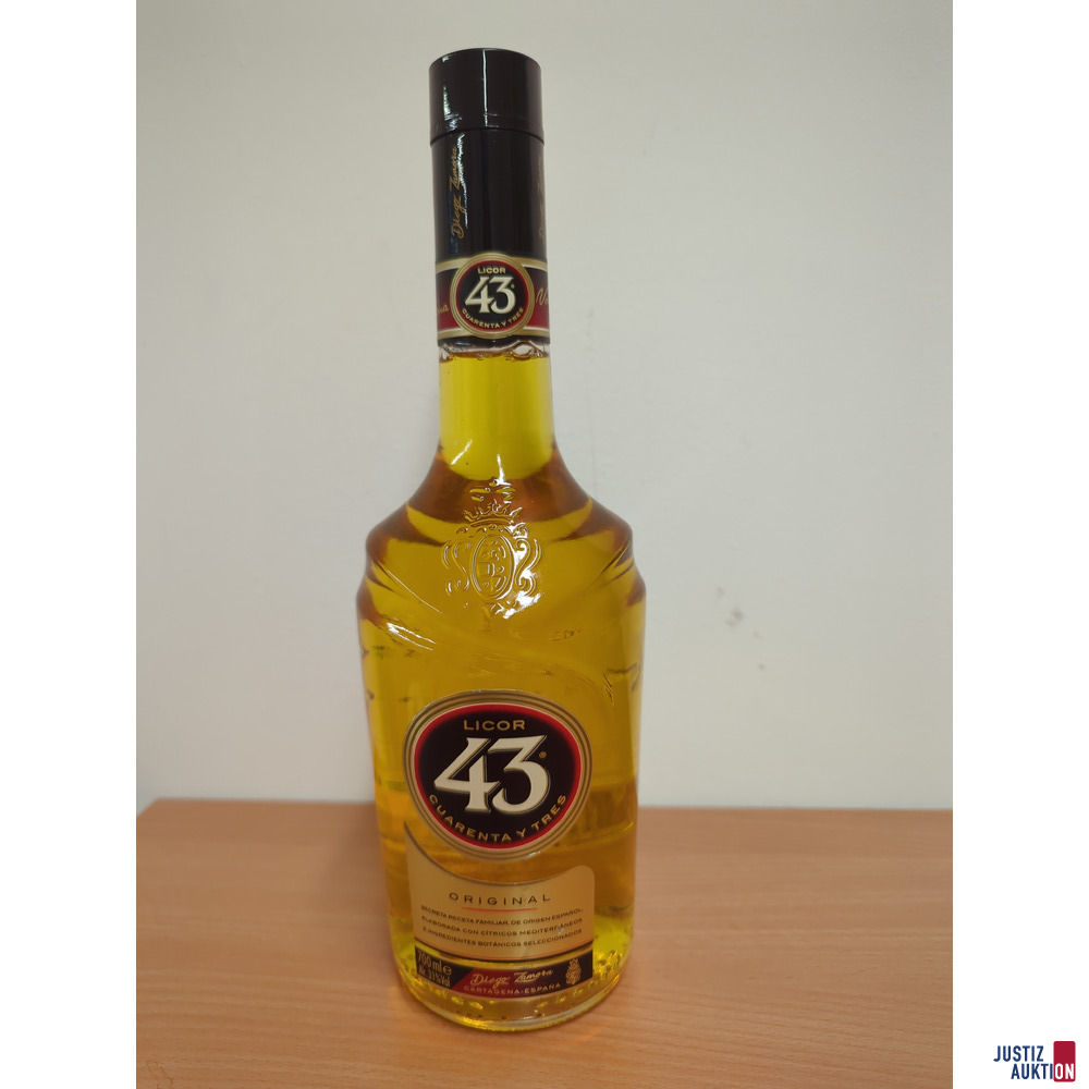 1 Flasche Wodka und 1 Flasche Likör – foto 6 – kavel bij Justiz-Auktion, Zwickau