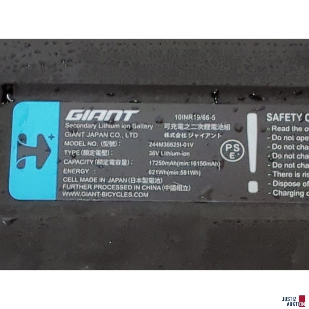 technische Daten des Akkus