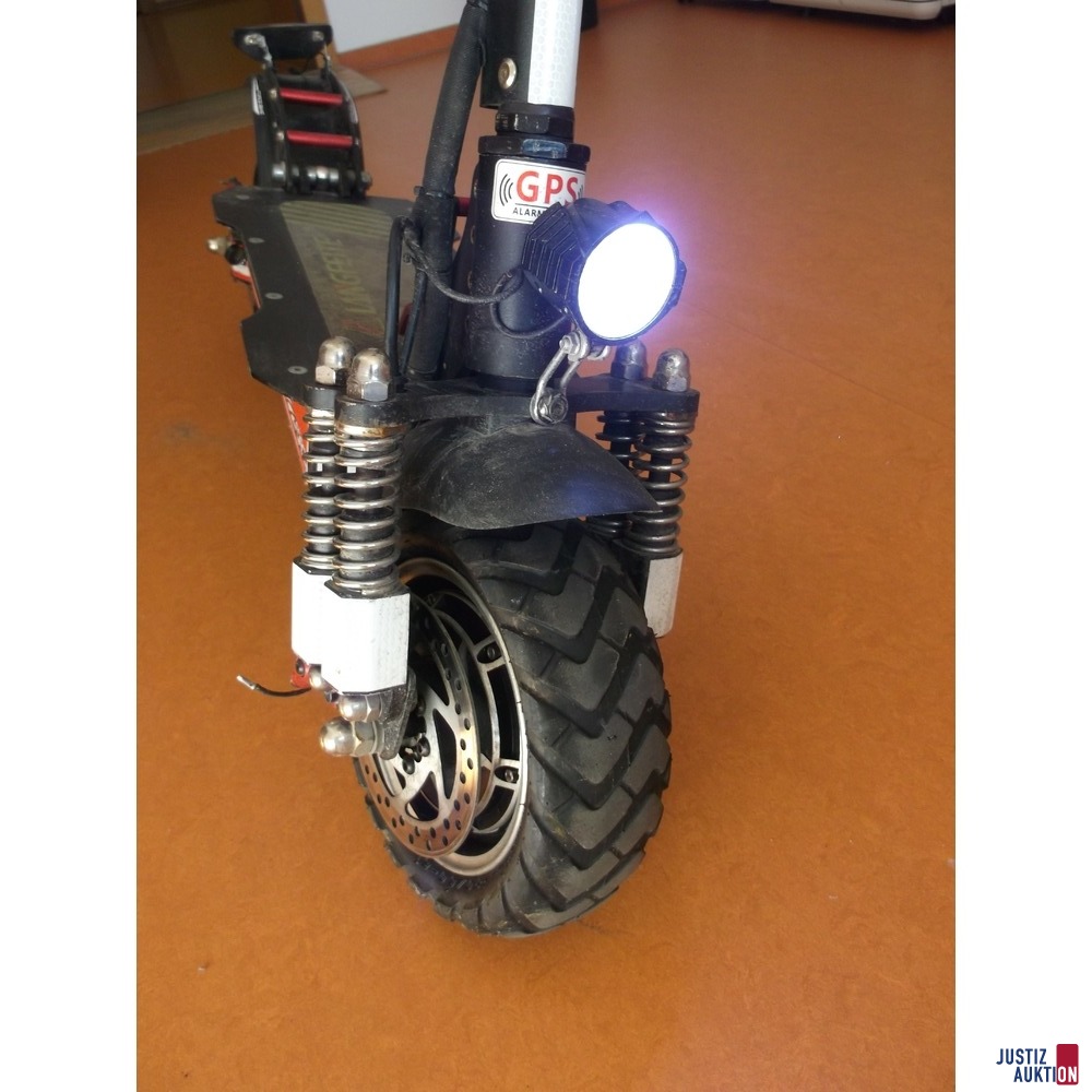 Vorderrad mit Lampe