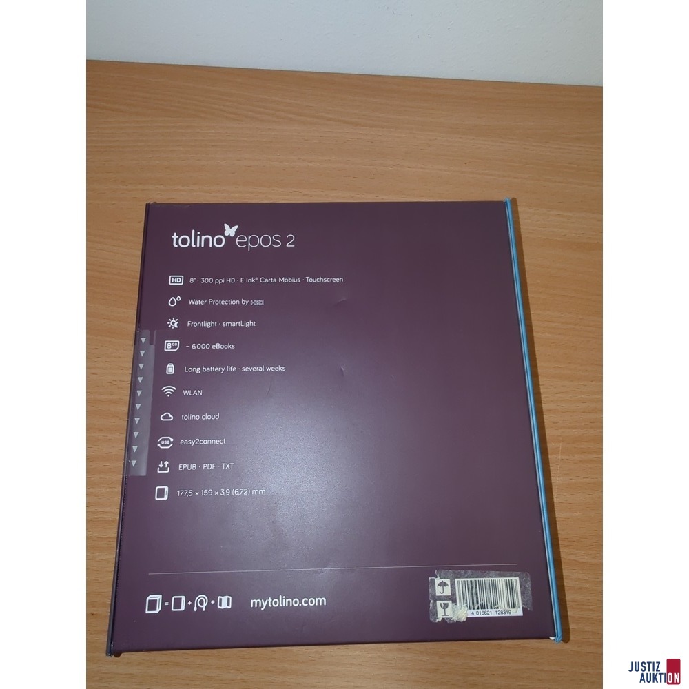 technische Daten auf Rückseite der Verpackung