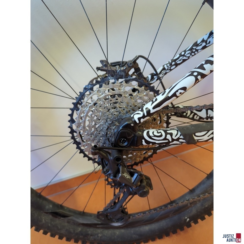 Schaltung mit Kassette und Umwerfer