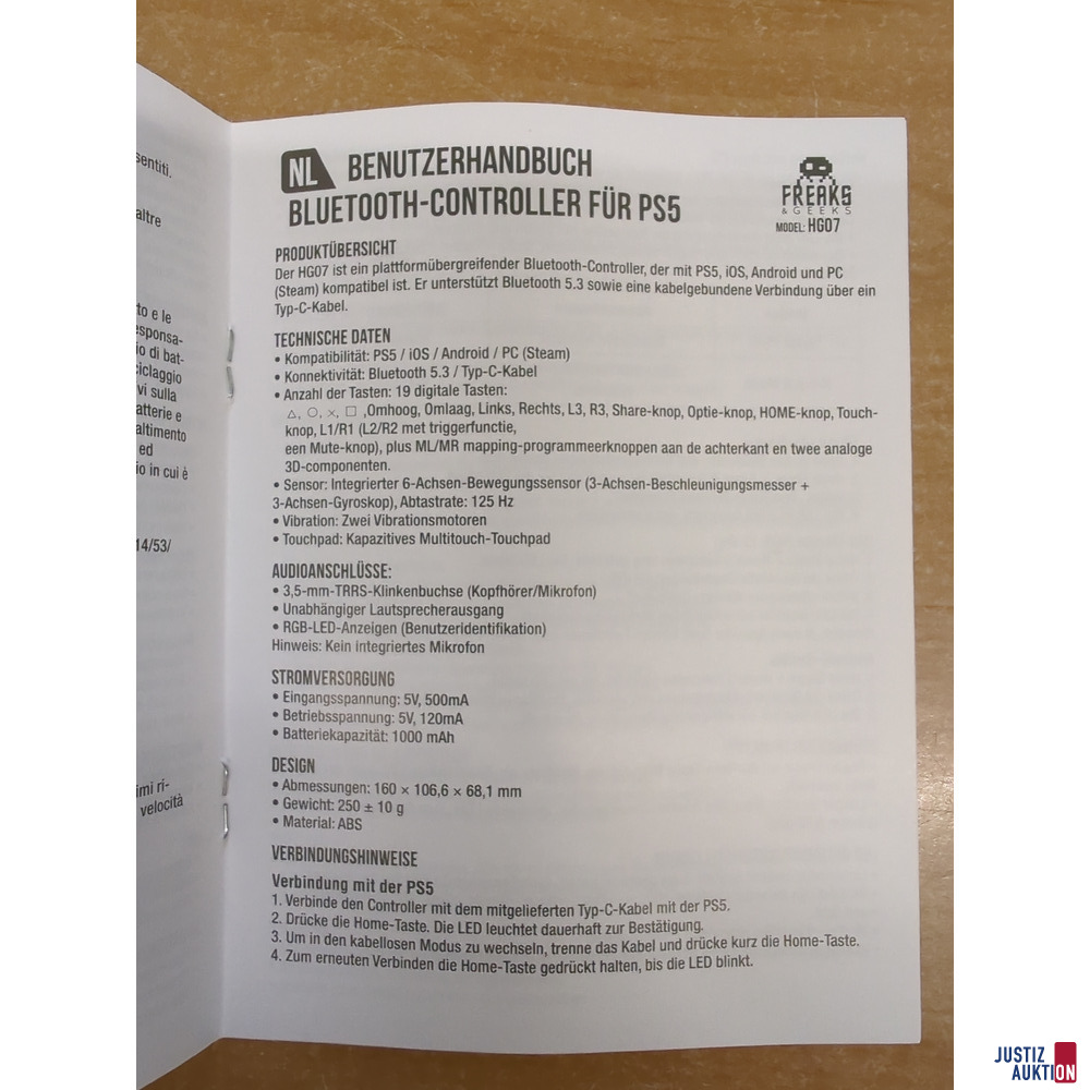 Wireless Controller – foto 5 – kavel bij Justiz-Auktion, Zwickau
