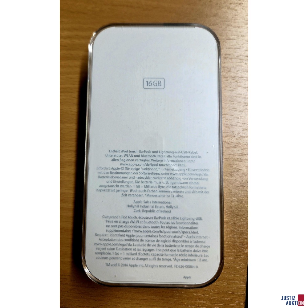 R&uuml;ckseite iPod touch