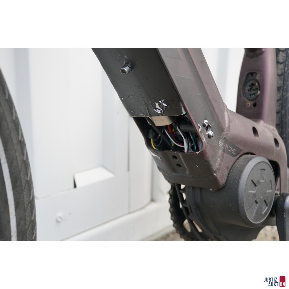 Offen liegende Unterseite