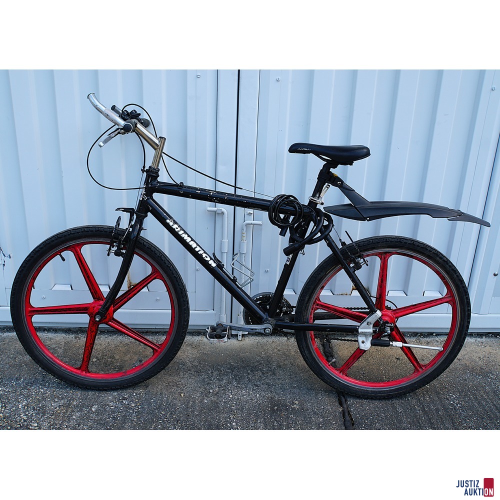 Komplettansicht Fahrrad