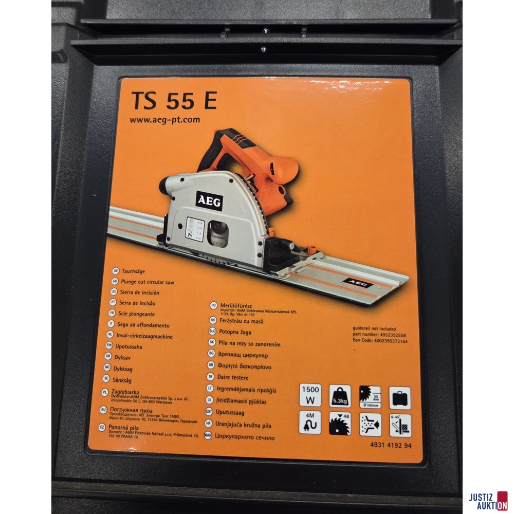 Tauchkreiss&auml;ge AEG TS 55E