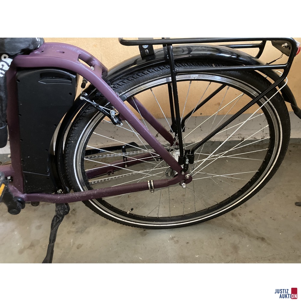 Hinterreifen mit Akku