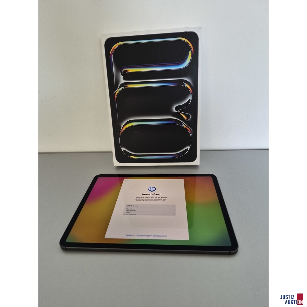 IPad mit Verpackung