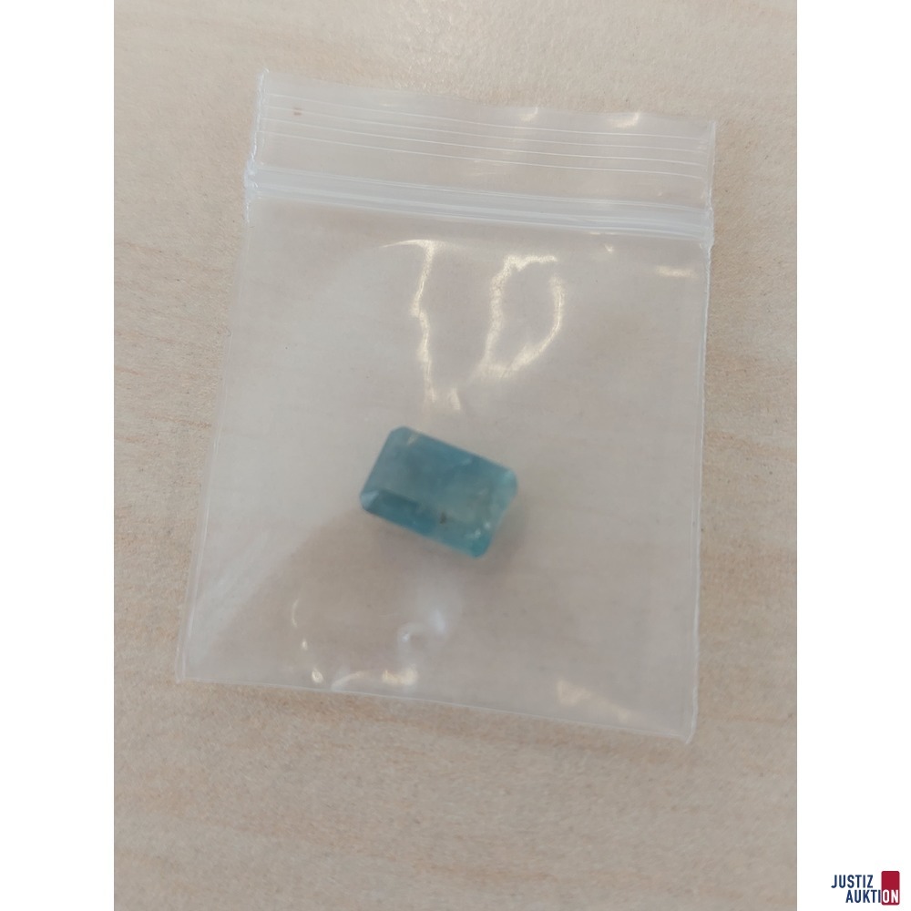 Edelstein Turmalin Indigolith