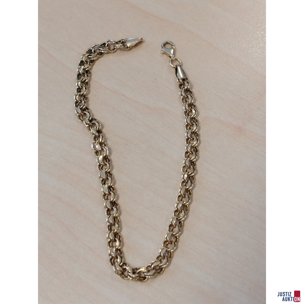 Armband Garibaldi 585&permil; punziert