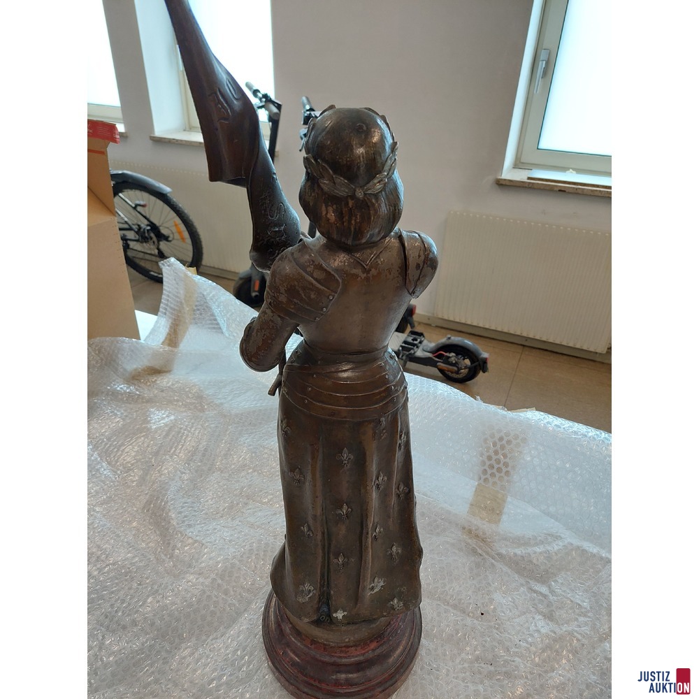 Skulptur Charles Perron &lpar;1880-1969&rpar; Johanna von Orleans