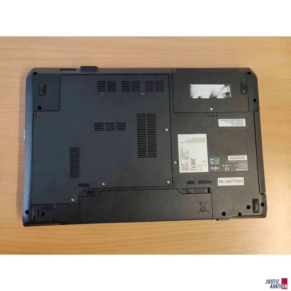 Lifebook von unten