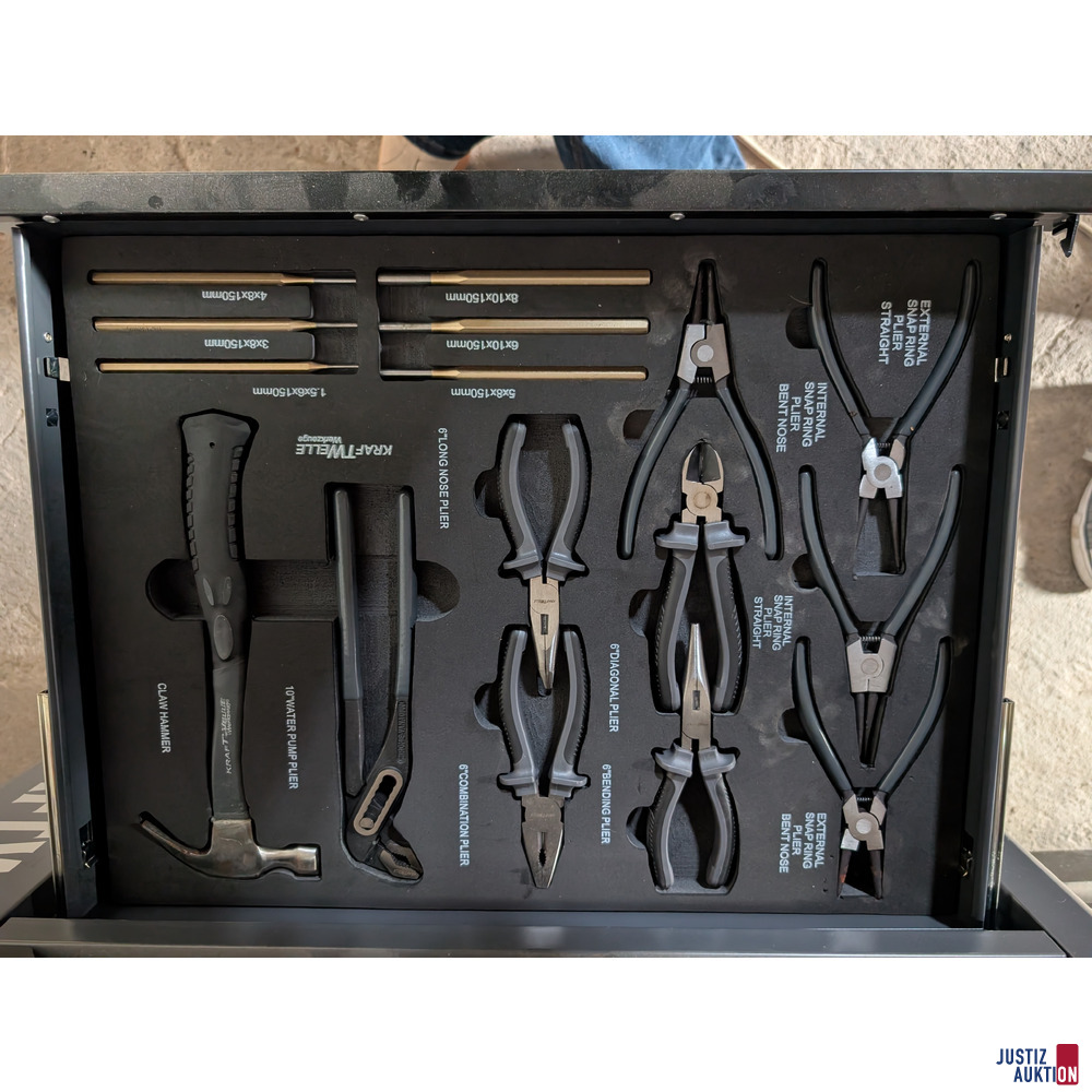 Kraftwelle Werkzeugwagen