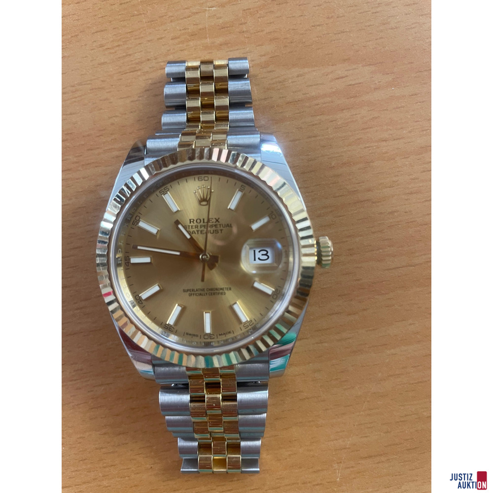 Rolex Oyster Pepetual Datejust – kavel bij Justiz-Auktion, Itzehoe