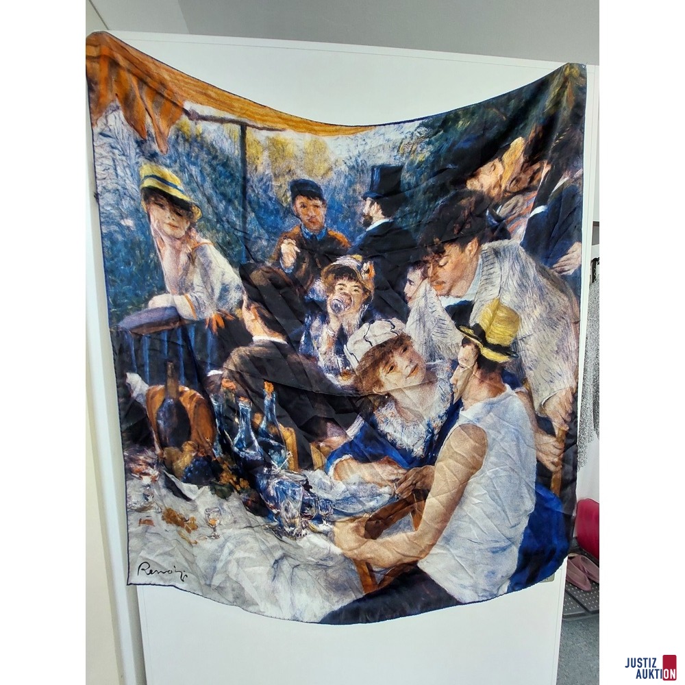 Seidentuch von Artis Vivendi - Frühstück der Ruderer