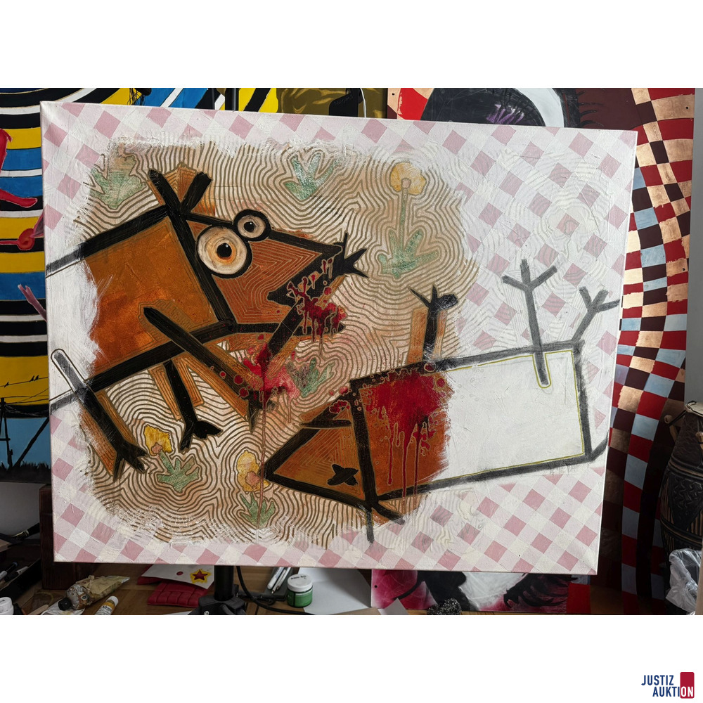 Bild &quot&semi;Dog Eat Dog&quot&semi; von Ettore Albert