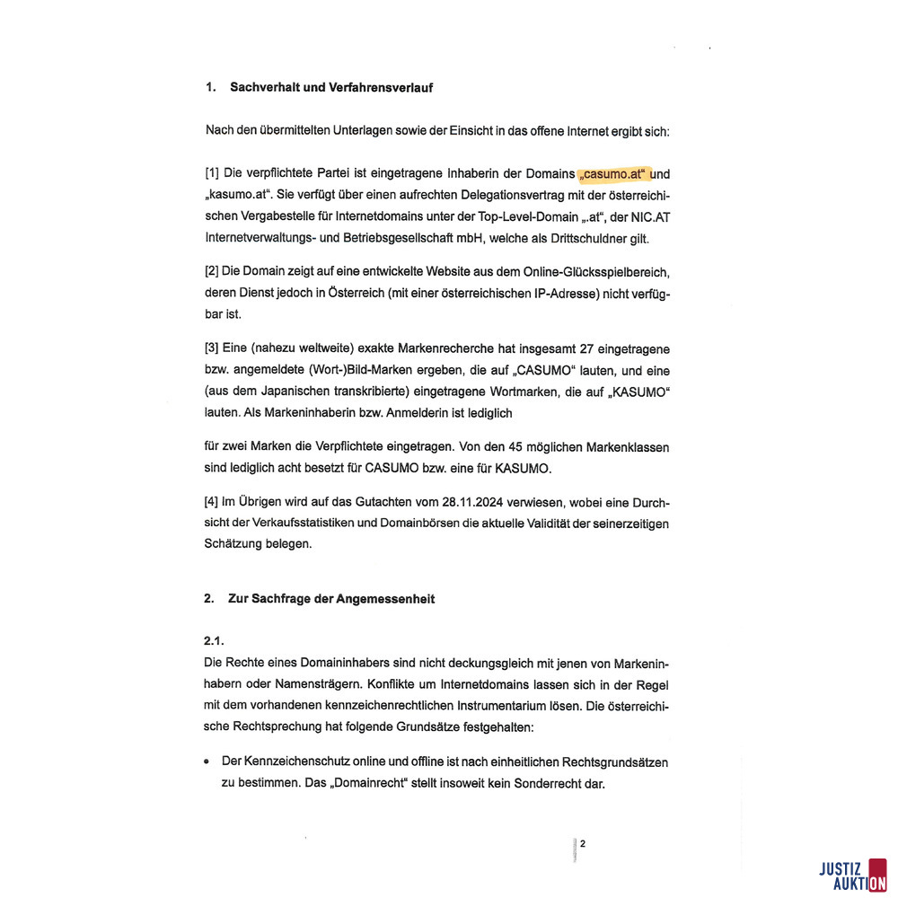 WEB-Domain &quot&semi;casumo&period;at&quot&semi;