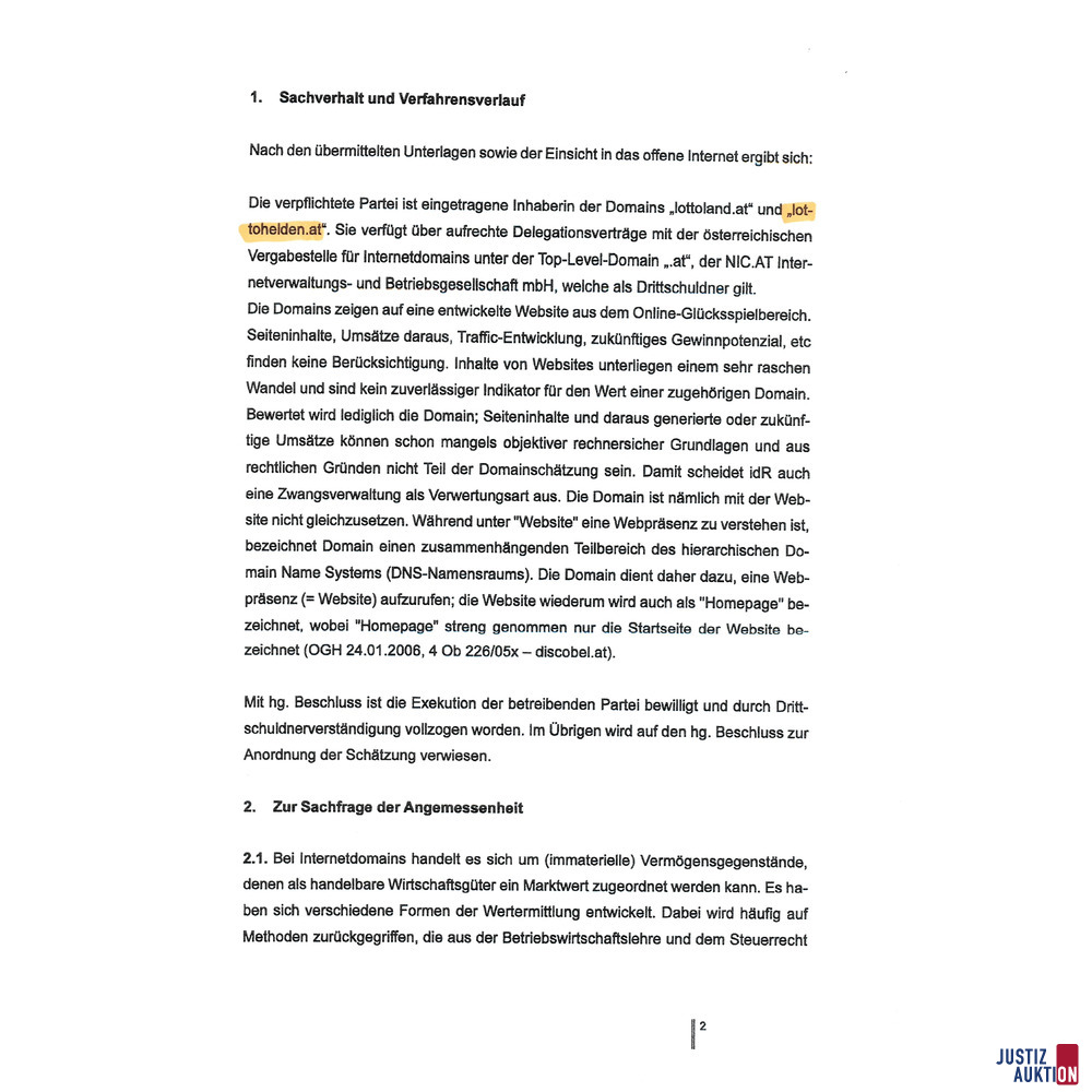 WEB-Domain &quot&semi;lottohelden&period;at&quot&semi;