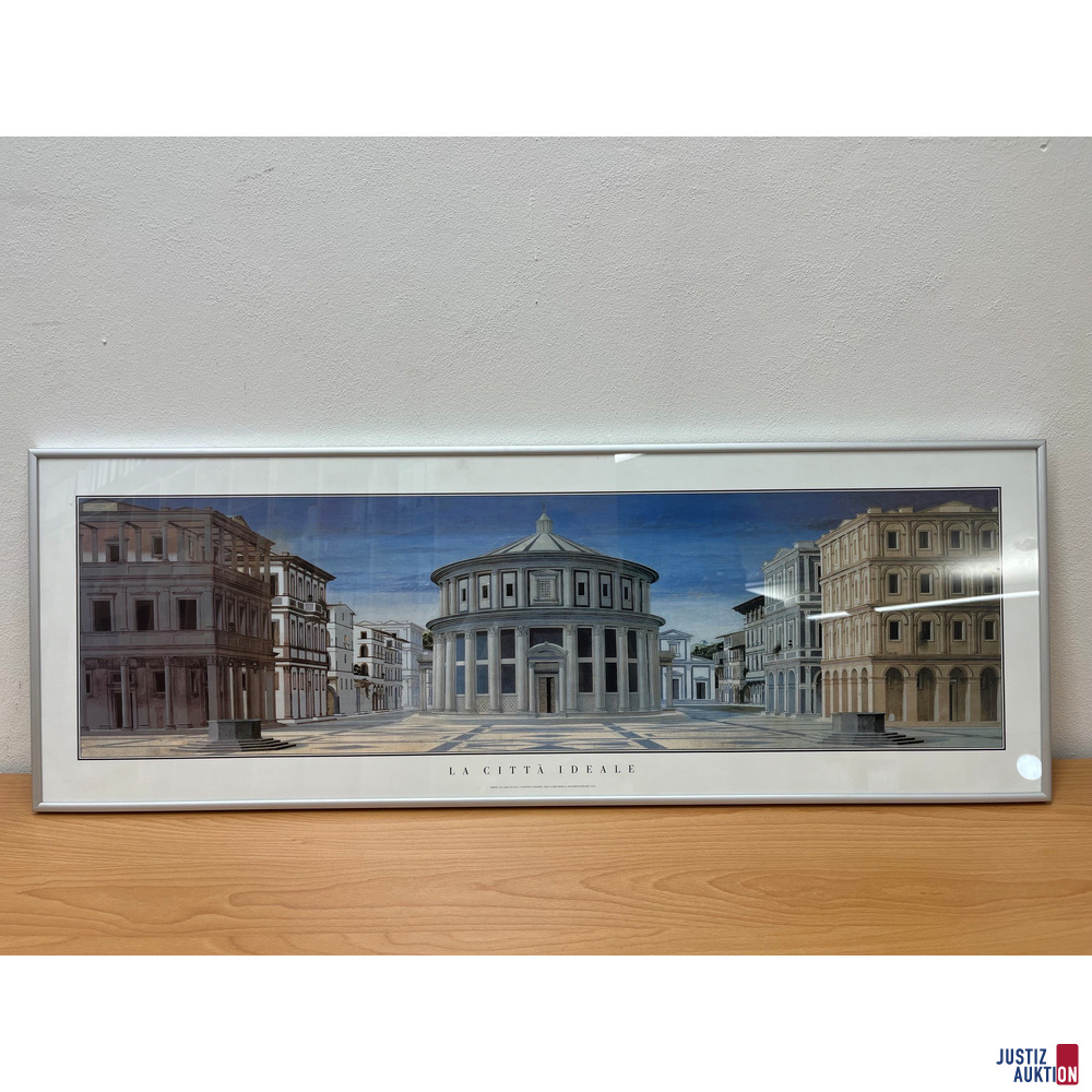 Framed poster