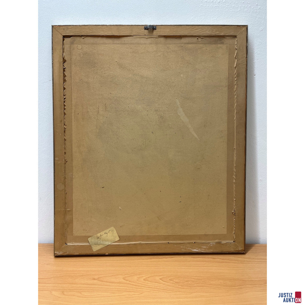 Nur Abholung: Holzdruck, Motiv: Sonnenblumen – foto 4 – kavel bij Justiz-Auktion, Augsburg