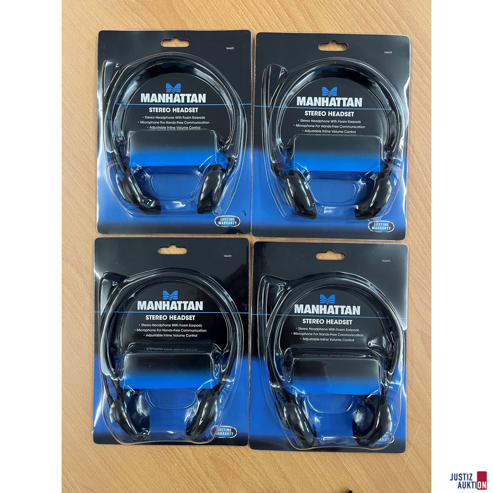 Headsets verpackt vorne