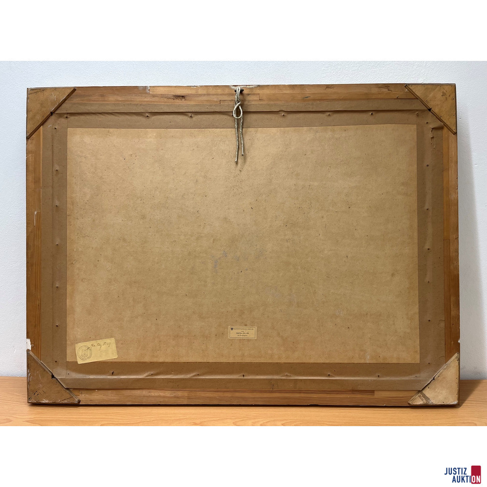 Nur Abholung: Holzdruck "Starnberger See" von A. Lier – foto 5 – kavel bij Justiz-Auktion, Augsburg