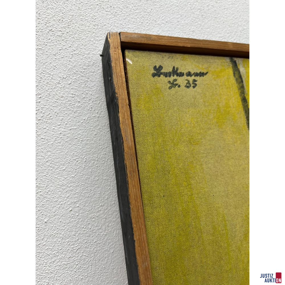 Nur Abholung Holzdruck, "Violette Tulpen" von Beckmann – foto 3 – kavel bij Justiz-Auktion, Augsburg