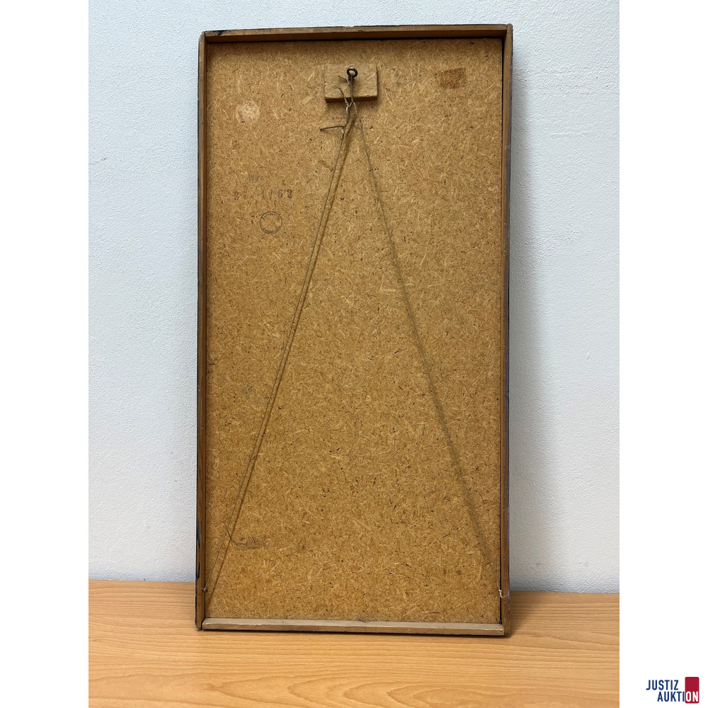 Nur Abholung Holzdruck, "Violette Tulpen" von Beckmann – foto 4 – kavel bij Justiz-Auktion, Augsburg