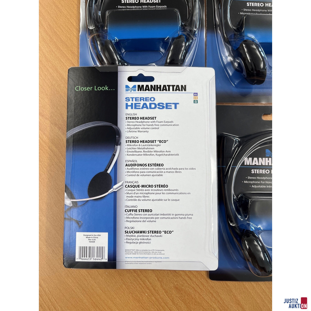 Headsets verpackt R&uuml;ckseite